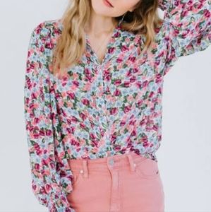 NWT Heyday Floral Blouse